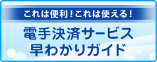 電手決済サービス早わかりガイド